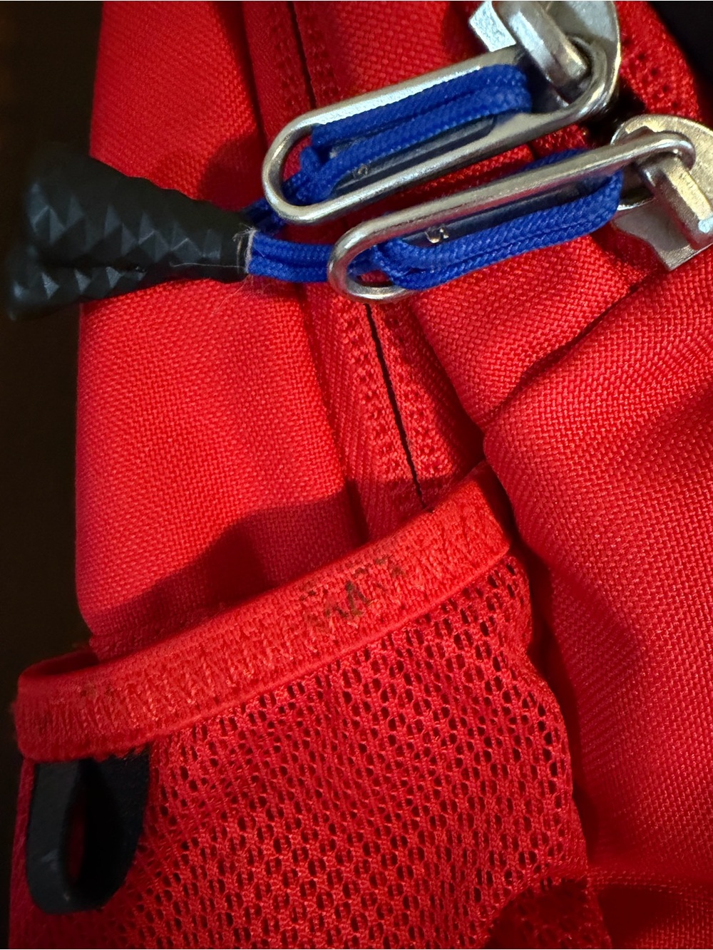 The North Face Jester Backpack - Red with White Bungee - Picture 5 of 6